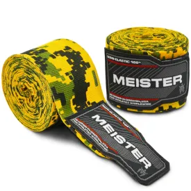 180" Semi-Elastic Hand Wraps for MMA & Boxing (Pair) - Army Camo