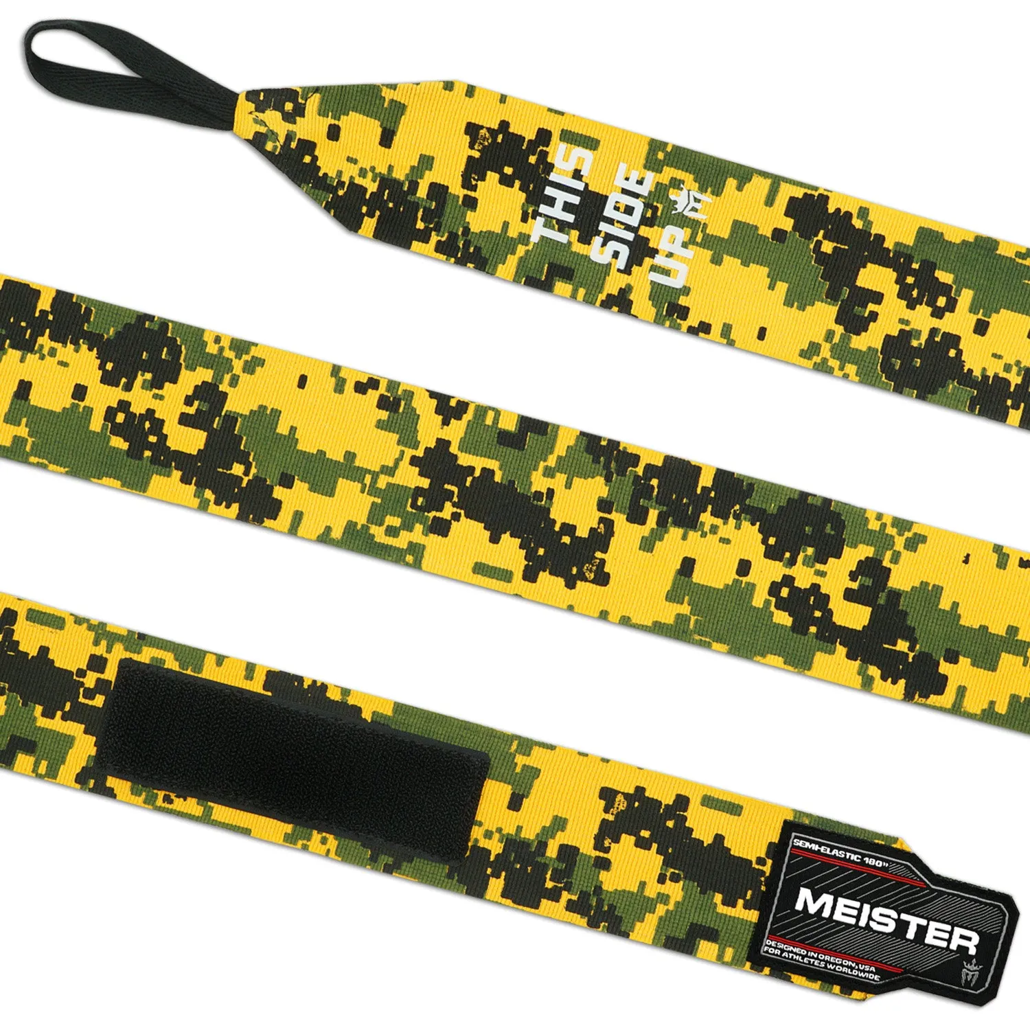 180" Semi-Elastic Hand Wraps for MMA & Boxing (Pair) - Army Camo