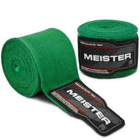 180" Semi-Elastic Hand Wraps (Pair) - Forest Green