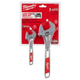 2PACK 6" & 10" ADJUSTABLE WRENCH