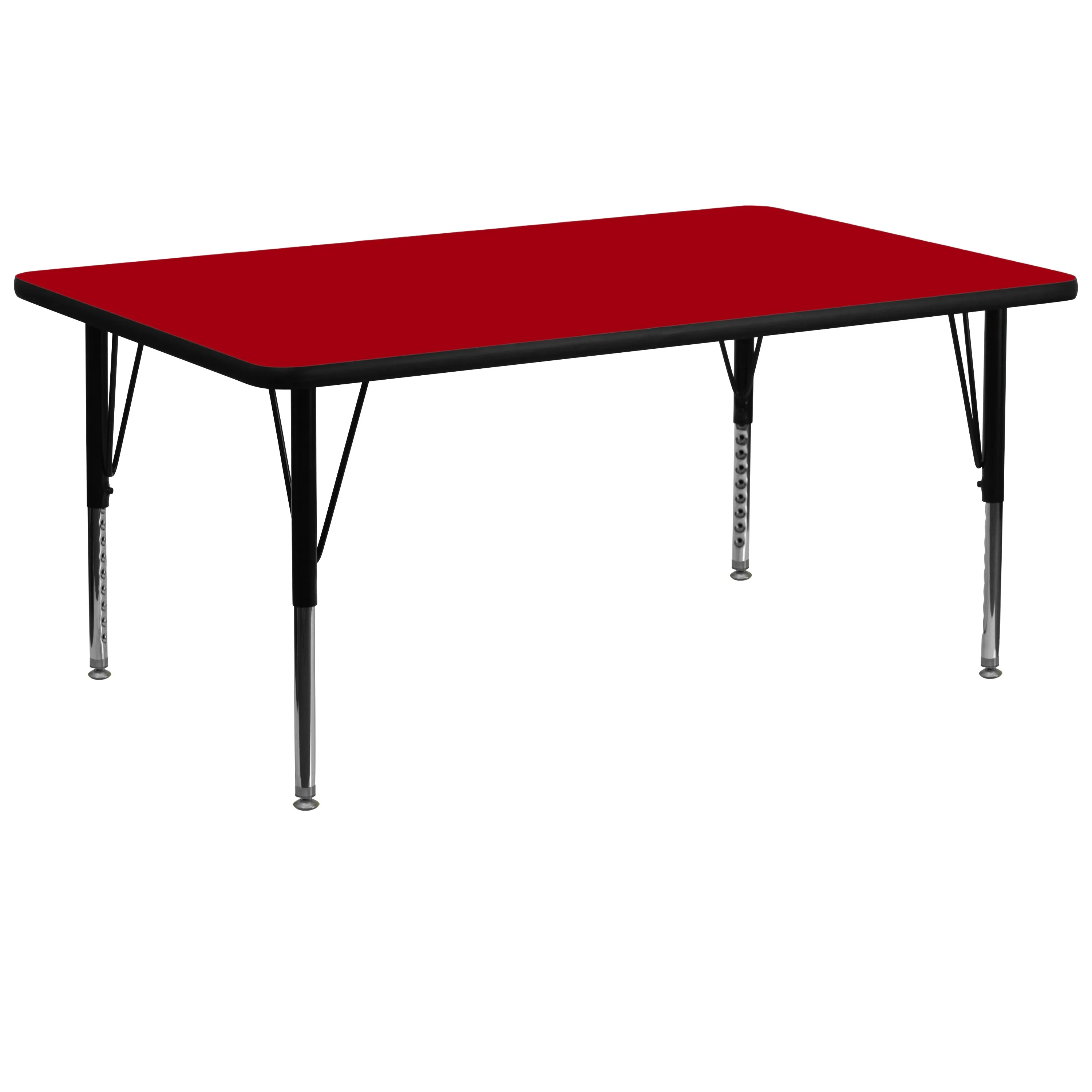 30x72 REC Red Activity Table XU-A3072-REC-RED-T-P-GG