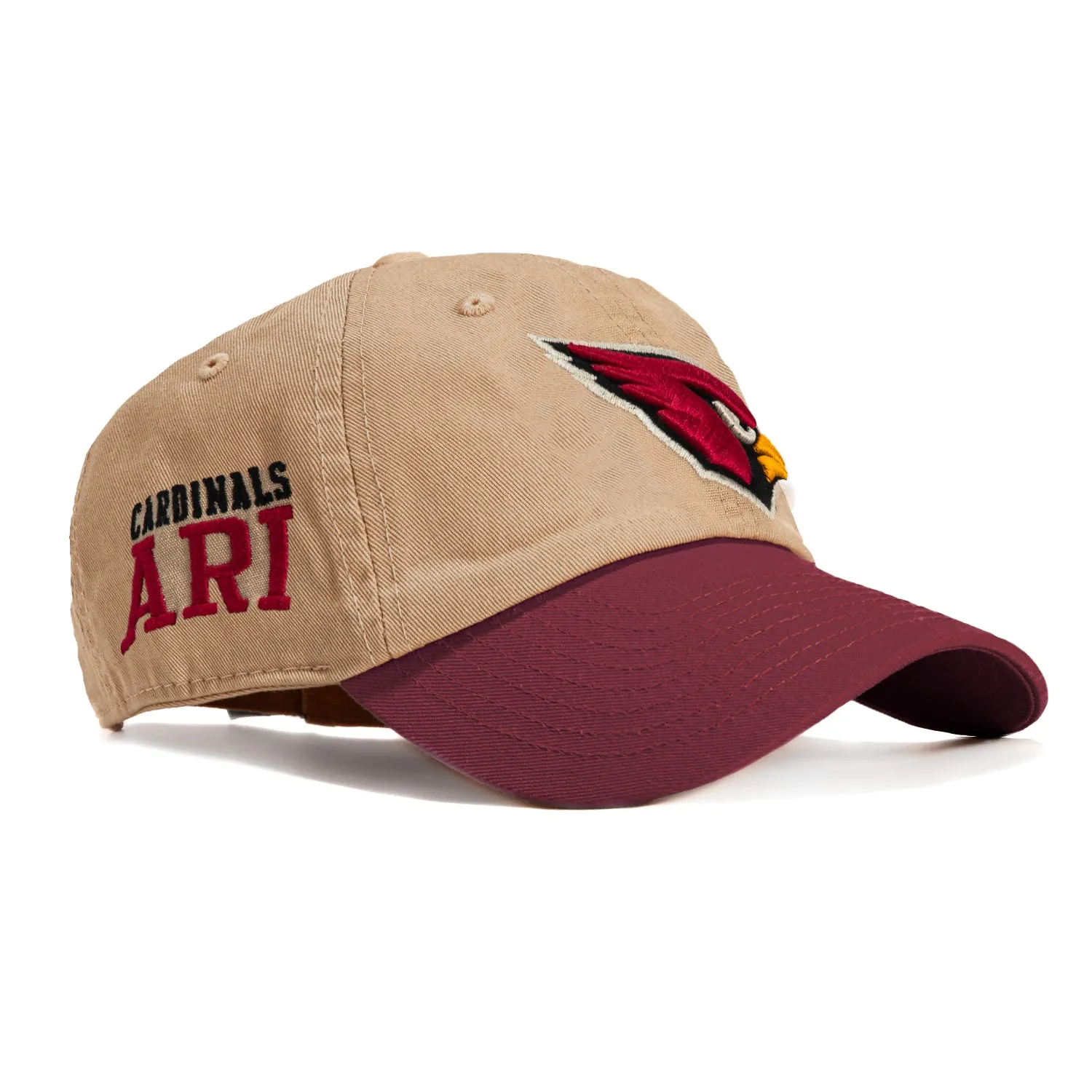 47 Brand Arizona Cardinals Ashford Cleanup Adjustable Hat - Khaki, Red