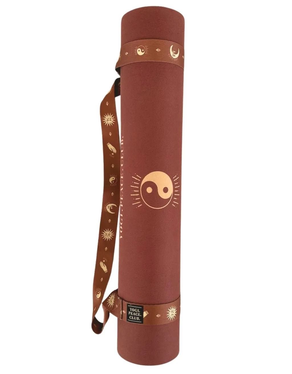 6 mm XL Eco Ceremony Cinnamon Yoga Mat   Strap