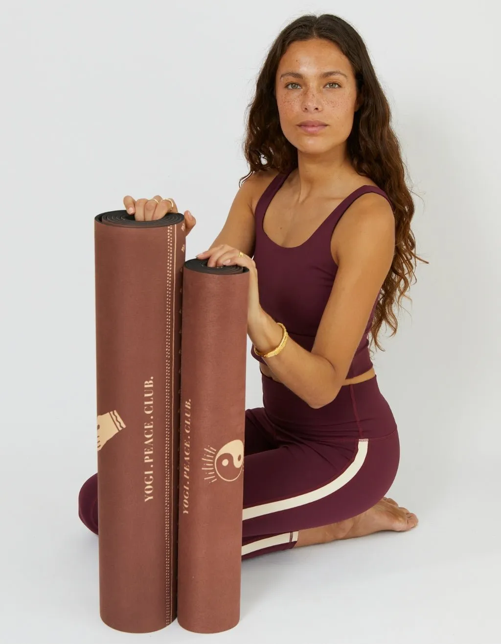 6 mm XL Eco Ceremony Cinnamon Yoga Mat   Strap