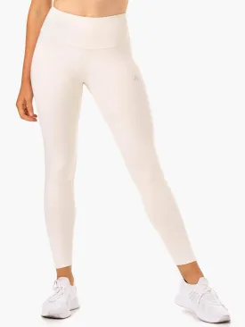 Adapt High Waisted Scrunch Leggings - Ivory