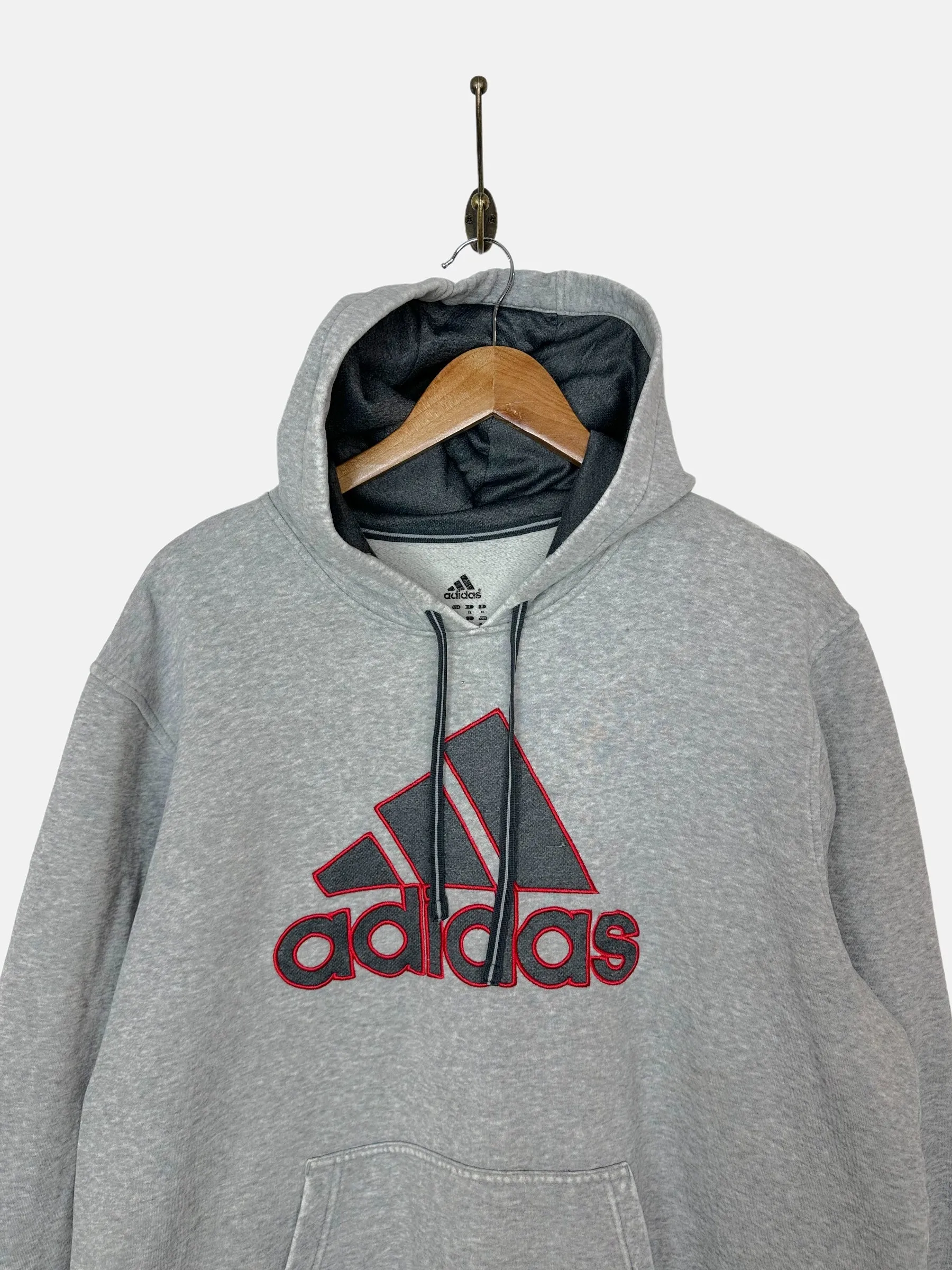 Adidas Embroidered Vintage Hoodie Size XL