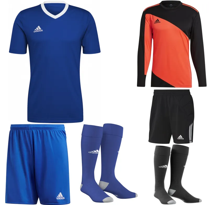 ADIDAS ENTRADA 22 SS KIT BUNDLE ROYAL BLUE