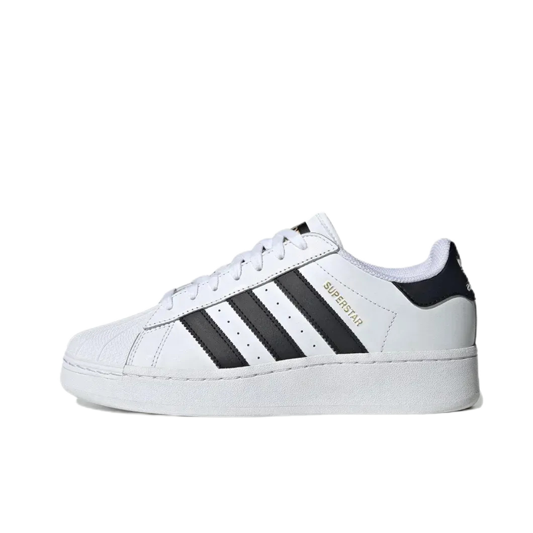 Adidas Superstar XLG Shell Toe Sneakers – Trendy Low-Top Casual Shoes for Men & Women | Classic White & Black Colorway