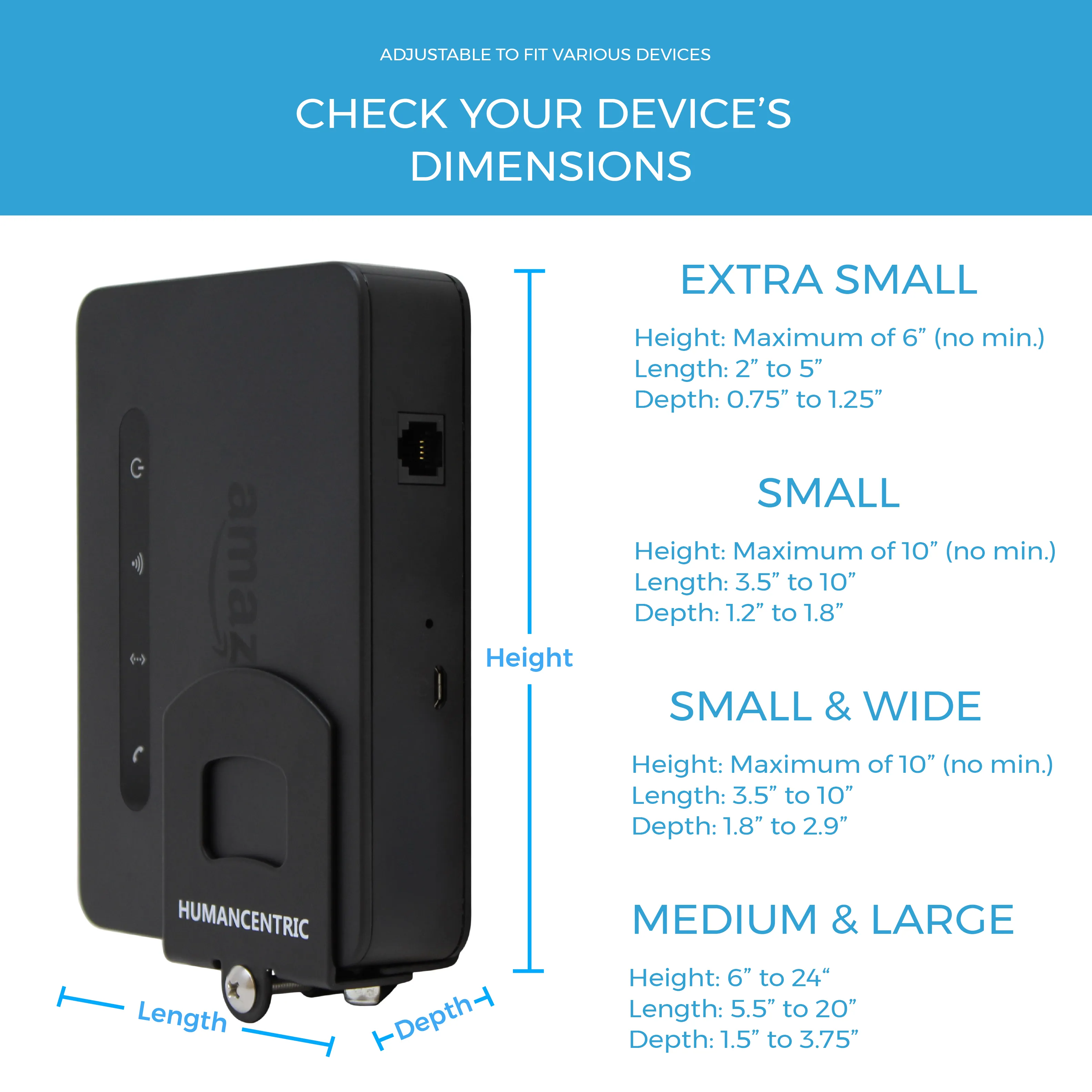 Adjustable Device Wall Mount