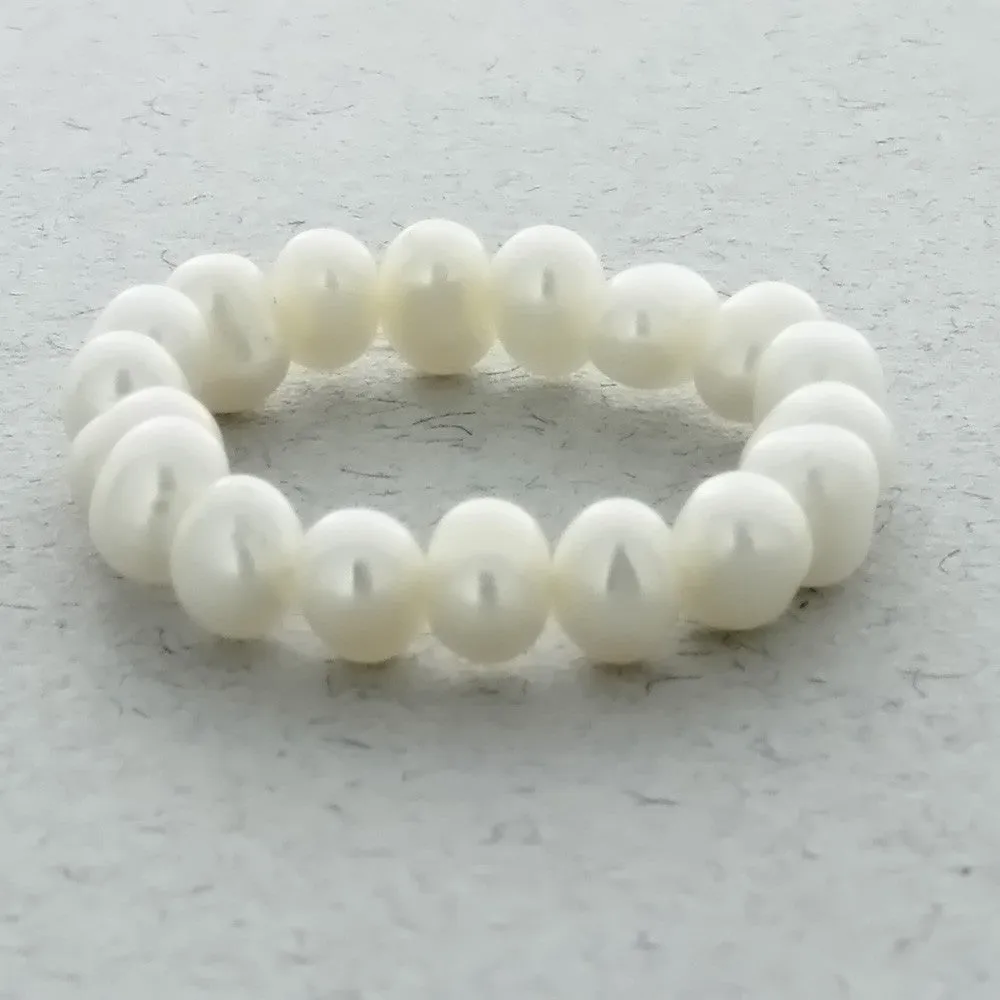 ADJUSTABLE STRETCH FRESHWATER PEARL POTATO RING