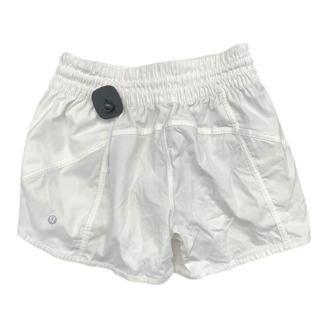 Athletic Shorts By Lululemon In White, Size:S