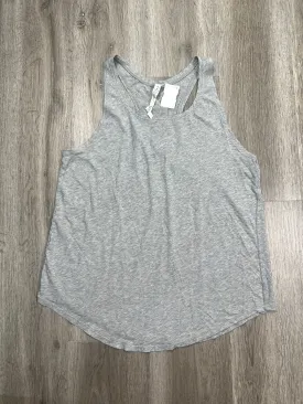 Athletic Tank Top By Lululemon In Grey, Size: M