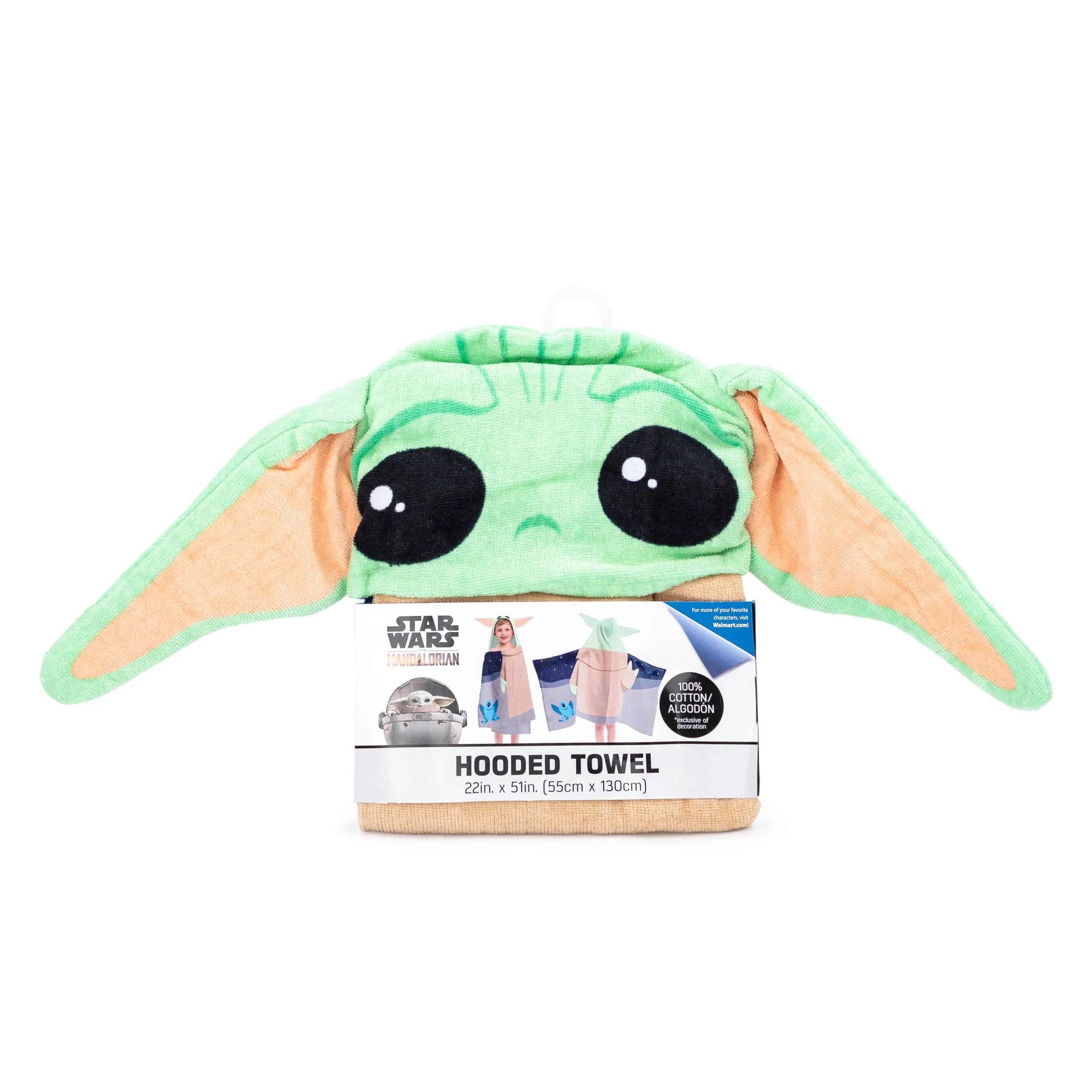 Baby Yoda Kids Cotton Hooded Towel