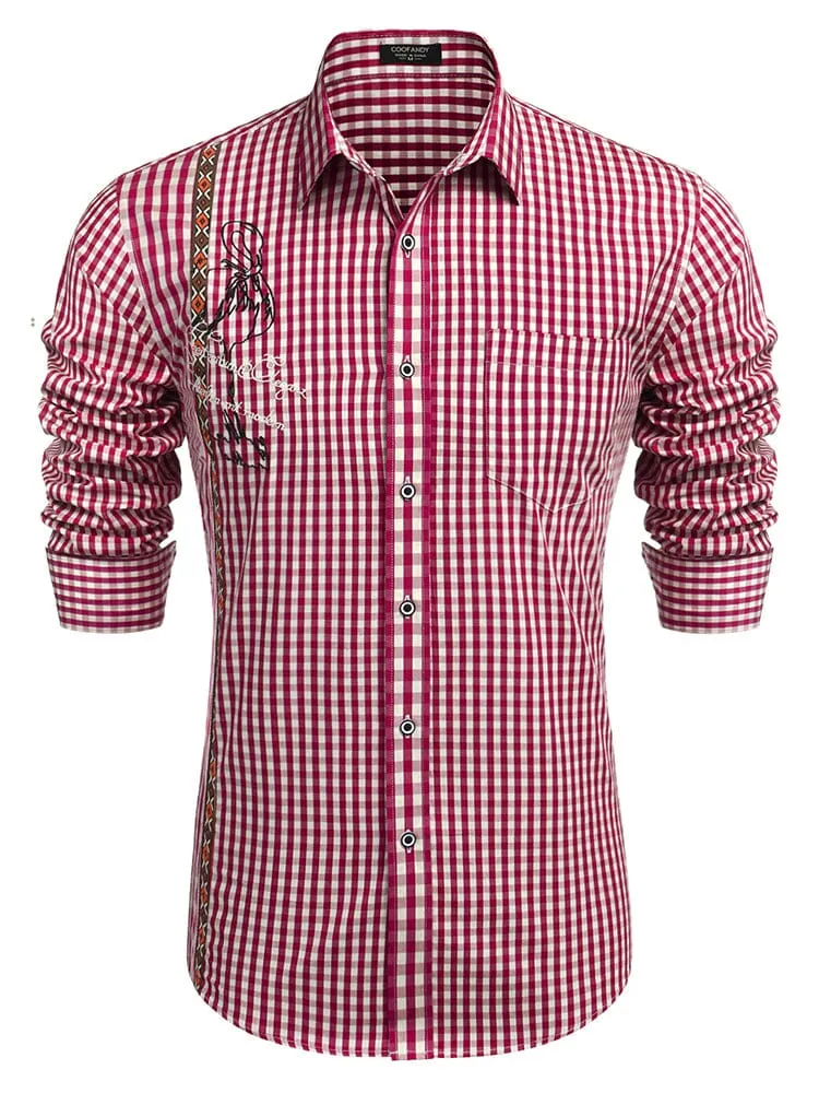 Casual Elegant Chequered Shirt