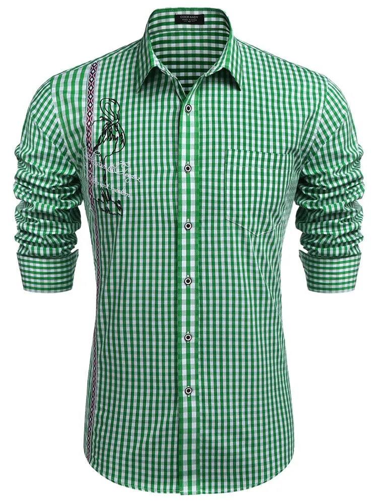 Casual Elegant Chequered Shirt