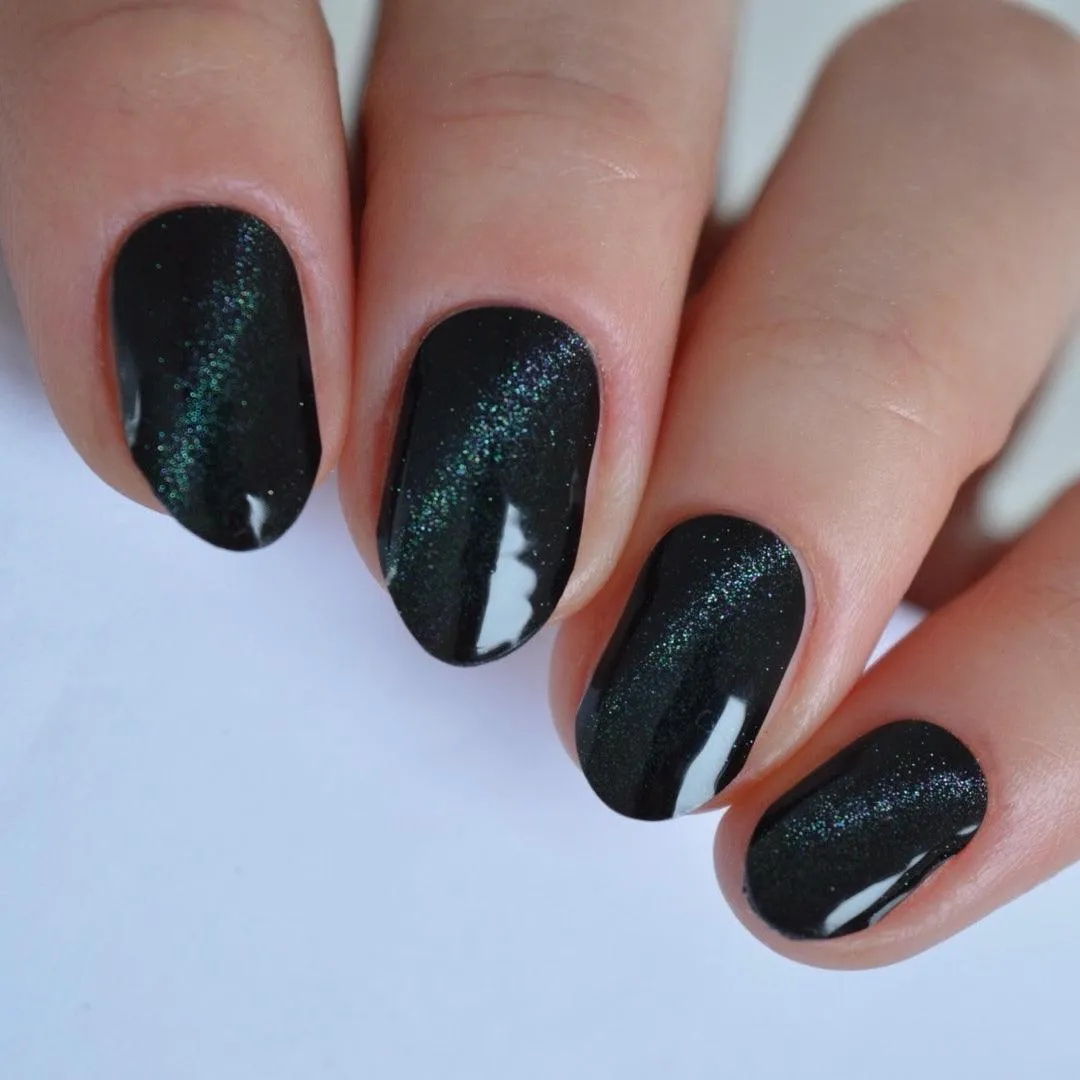 Cat Eye (Midnight) | Super Jellies DIY Hard Semi Cured Gel Nail Wraps