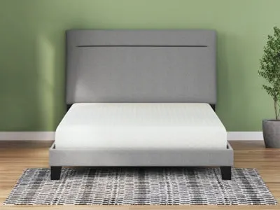 Chime 8 Inch Memory Foam Queen Mattress in a Box with Adjustable Head Queen Base