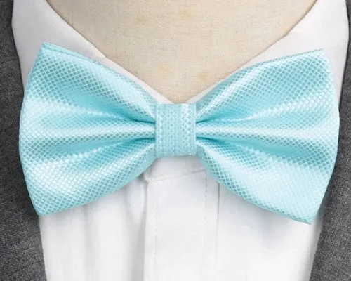 Classy Men Turquoise Deluxe Pre-Tied Bow Tie