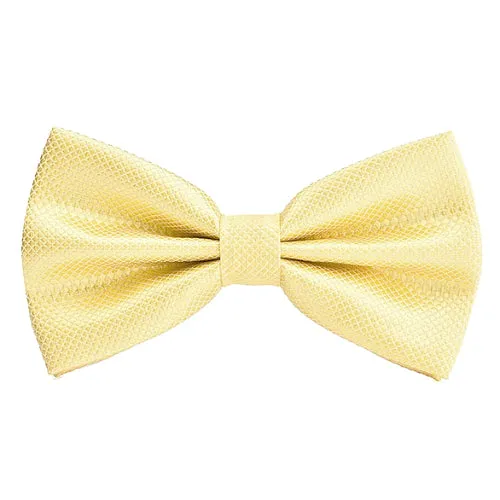 Classy Men Yellow Deluxe Pre-Tied Bow Tie