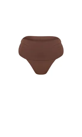 COCONUT High Waisted Bottom Chocolate Brown