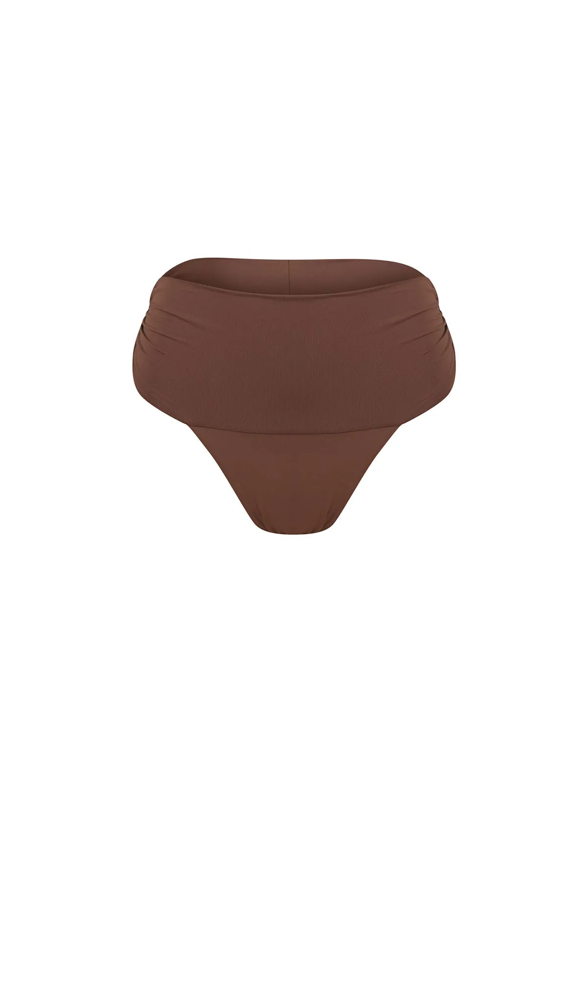 COCONUT High Waisted Bottom Chocolate Brown