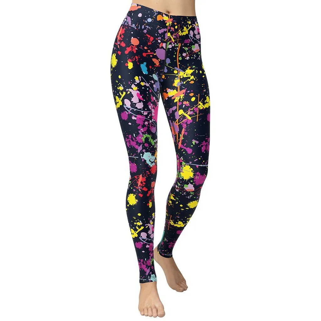 Colorful Abstract Yoga Leggings