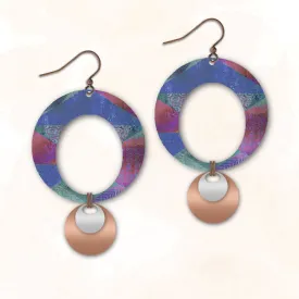 Colorful Circle Earrings