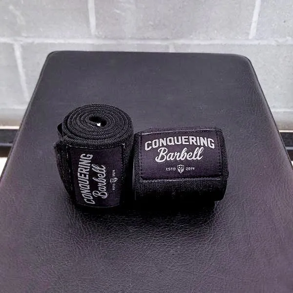 Conquering Barbell - Executioner - Wrist Wraps (All Black) - 24"