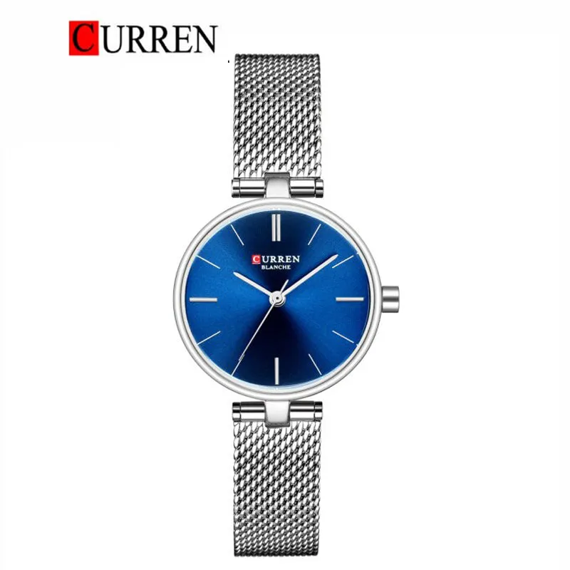 CURREN Original Brand Stainless Steel Band Wrist Watch For Women With Brand (Box & Bag)-9038