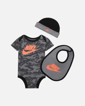 Ensemble Nike Bodysuit et Bib 3-PIE - Noir