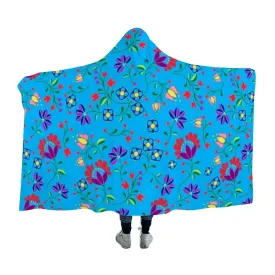 Fleur Indigine Ciel Hooded Blanket