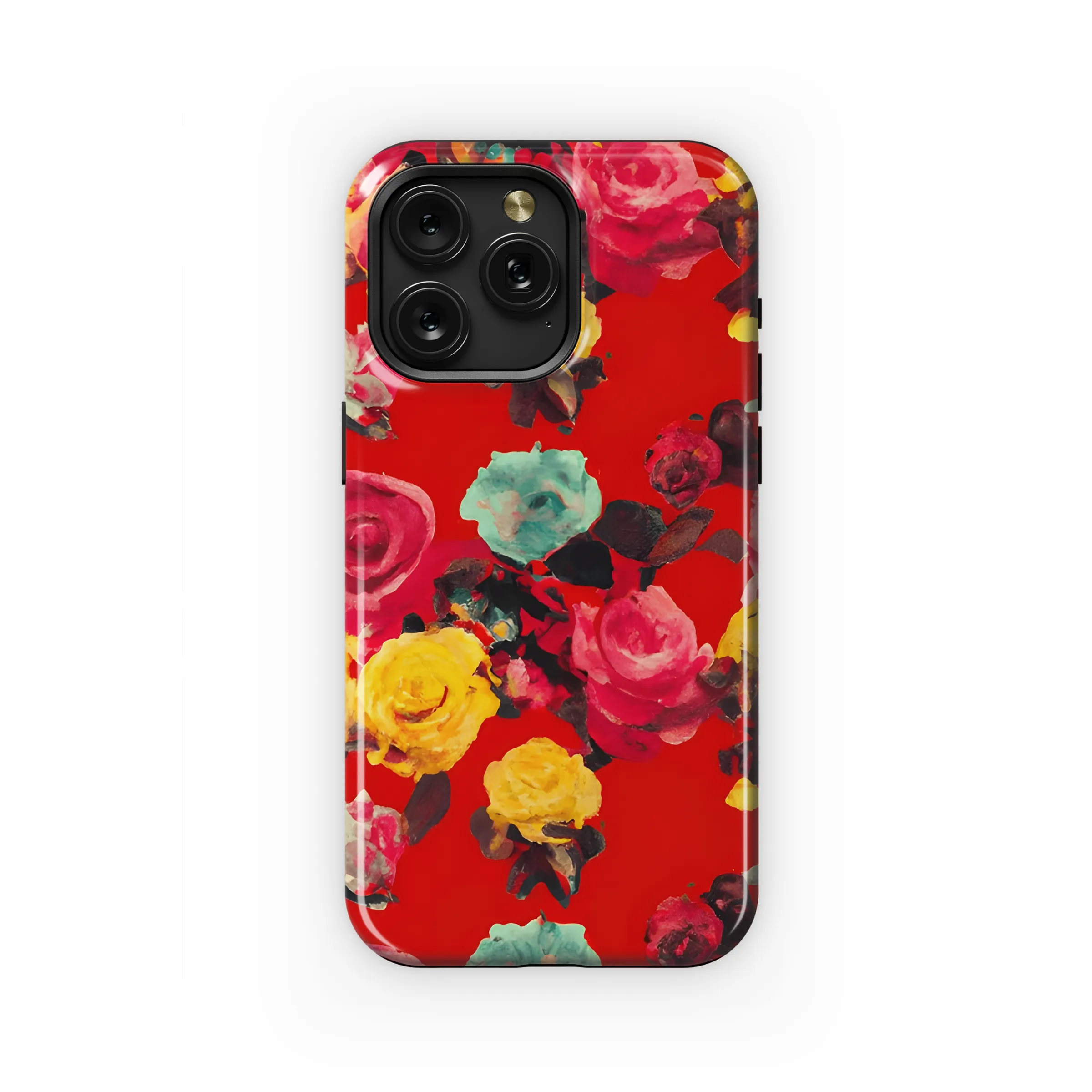 Frida Red Roses Phone Case iPhone Samsung Cover Pixel 3275