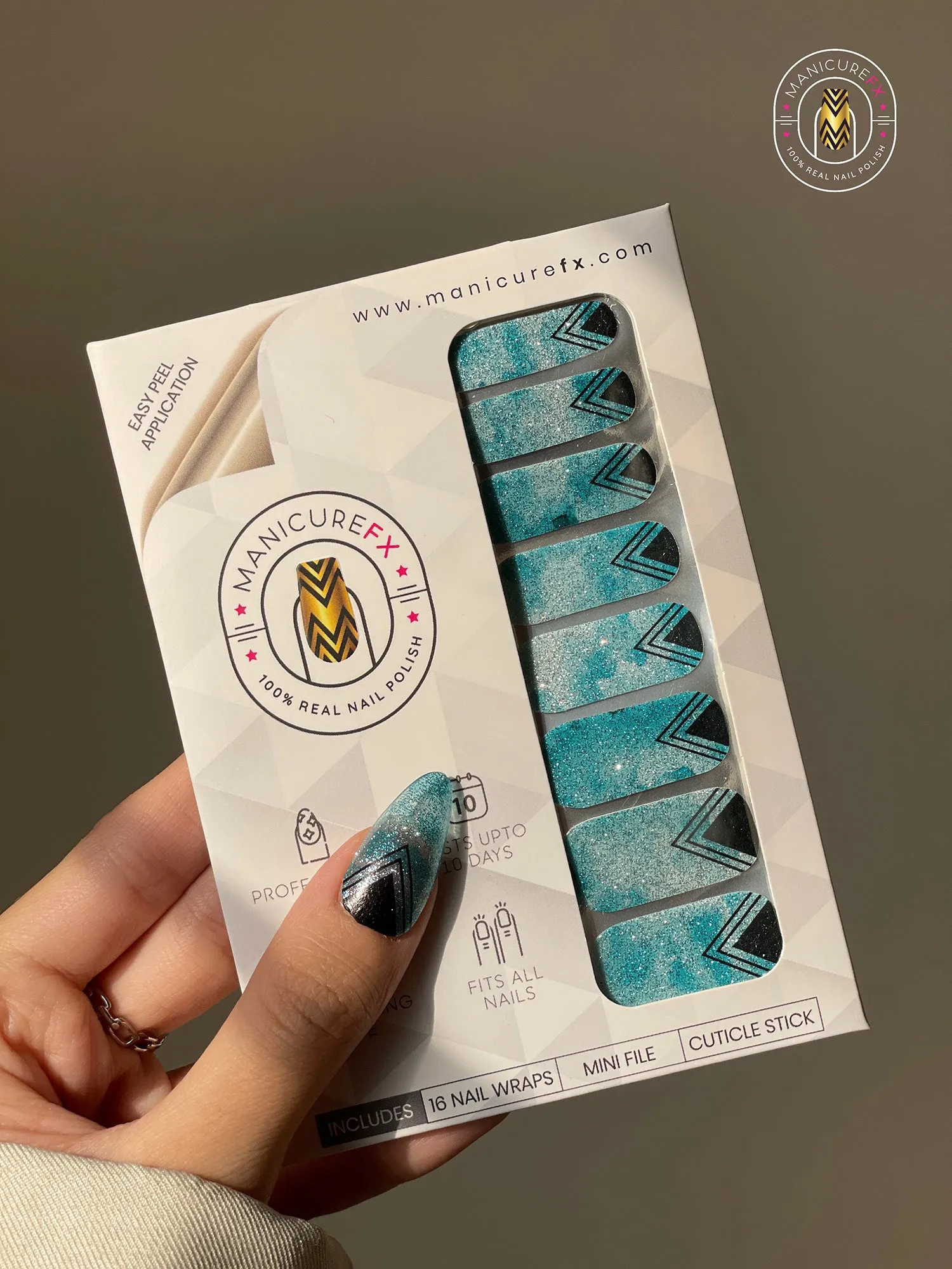 Gentle Skyway Nails - Nail Wraps (Standard)