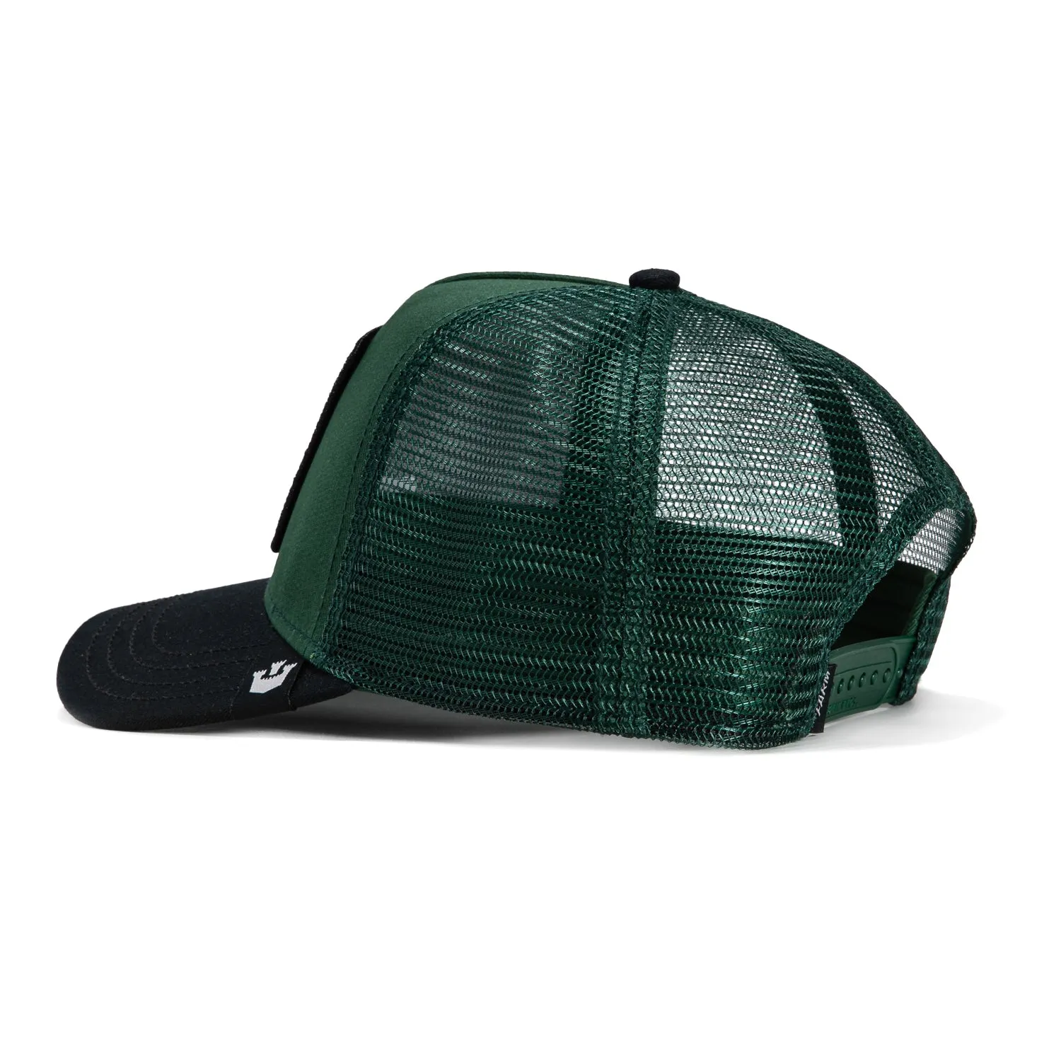 Goorin Bros OG Tortoise Adjustable Trucker Snapback Hat - Green, Black