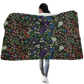 Grandmother's Stories Midnight Hooded Blanket