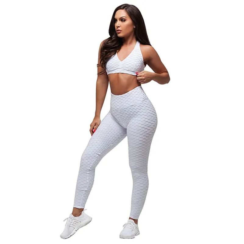 GV Womens' Seamless Activewear short Sleeve Yoga Sets Latest Version Girls Gym Suit Ladies Gym wear Women Crop Top Active Wear Ribbed