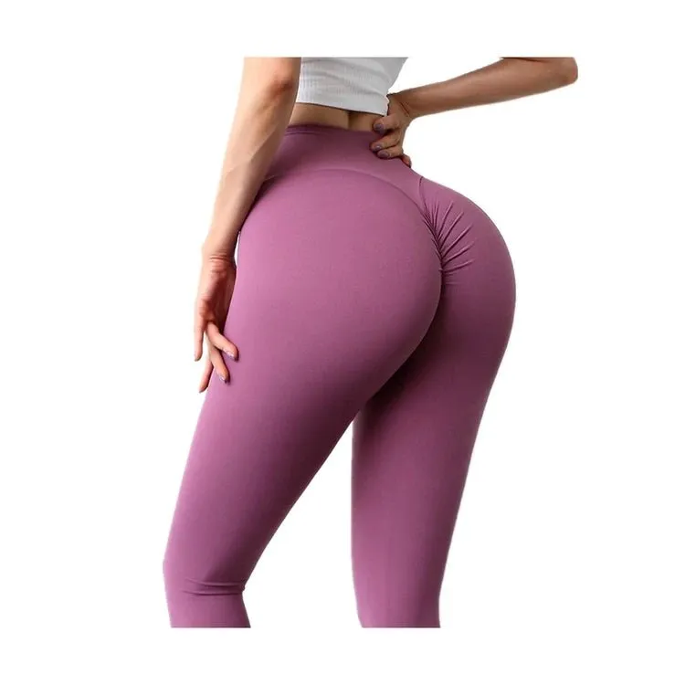 High Waist Gym Leggings with Scrunch Butt Lift | Tummy Control Yoga Pant