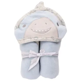 Hooded Baby Bath Towel, Shark