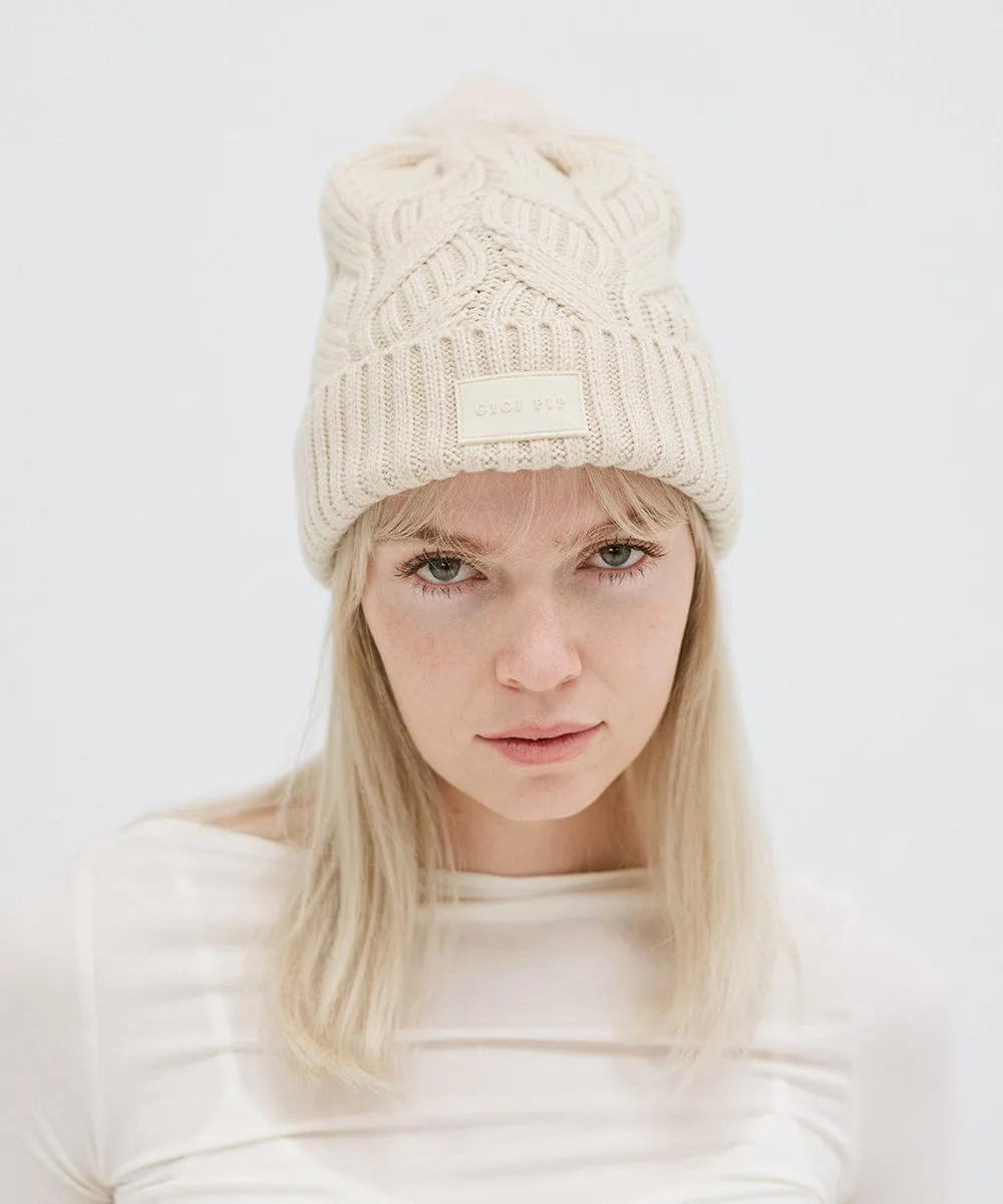 Ida Cable Knit Beanie