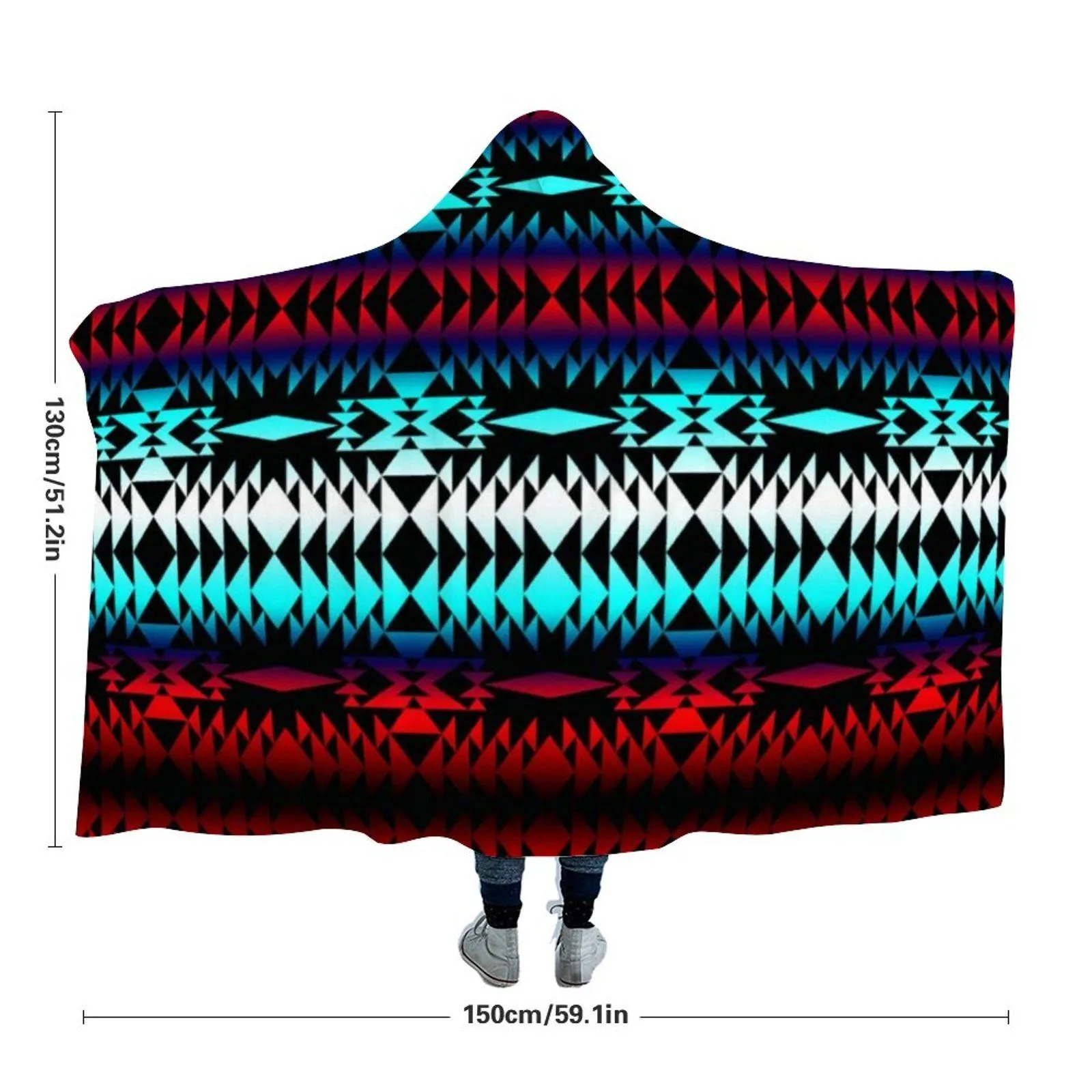 In Between Two Worlds Hooded Blanket