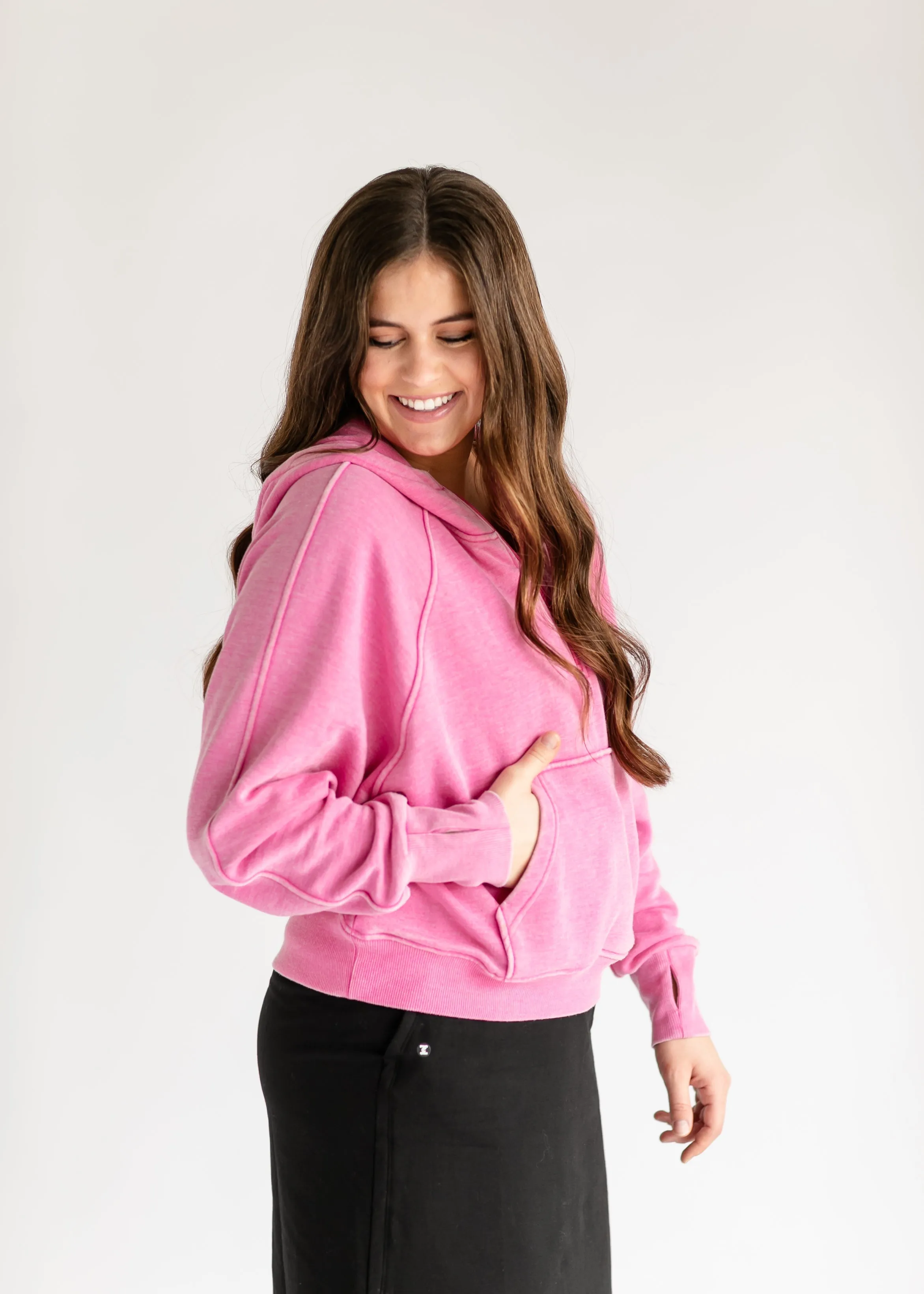 Kendall Quarter Zip Pullover - FINAL SALE