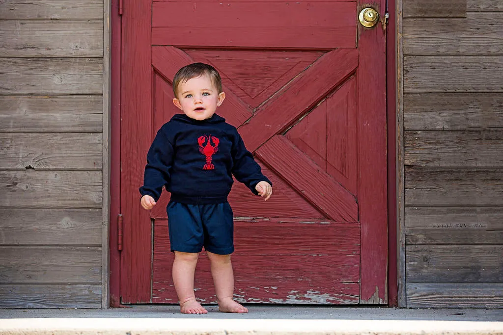 Kickin Crawfish Hooded Toddler Boy Sweater