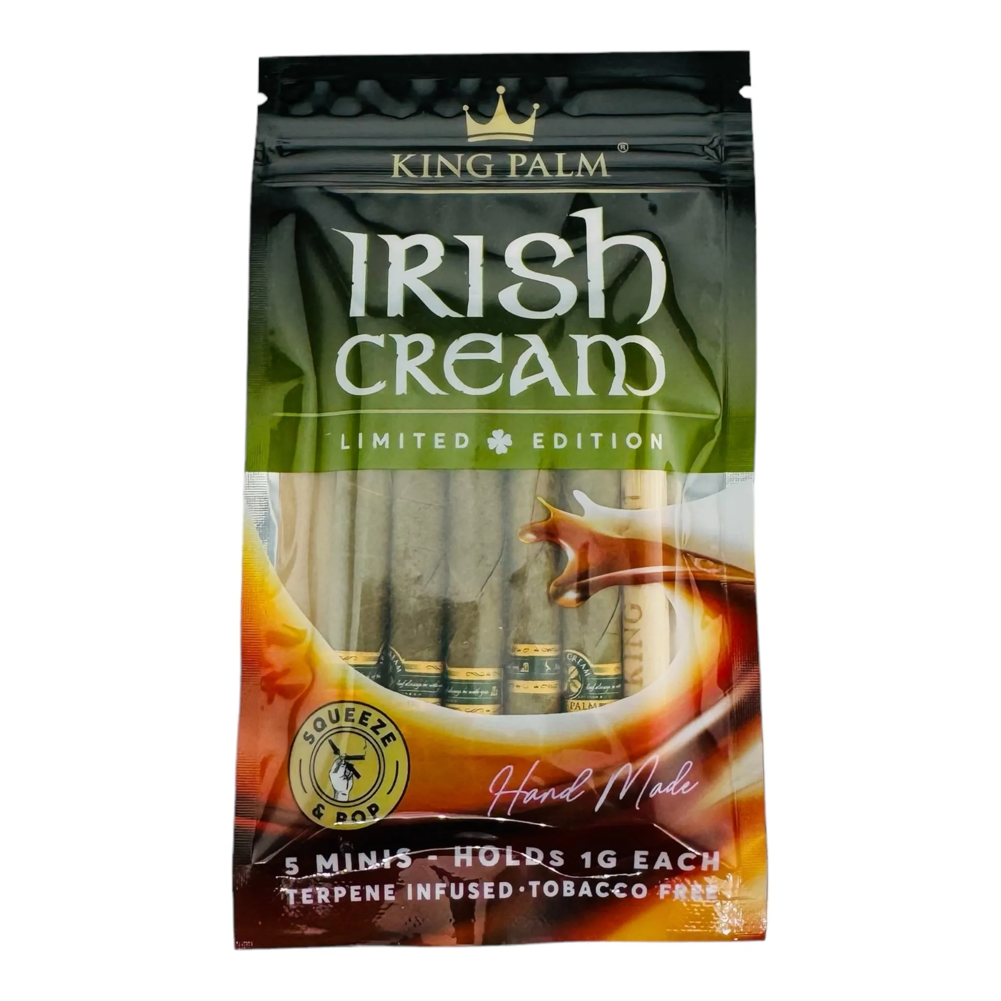 King Palm Irish Cream 5ct Mini Size - 2 Packs