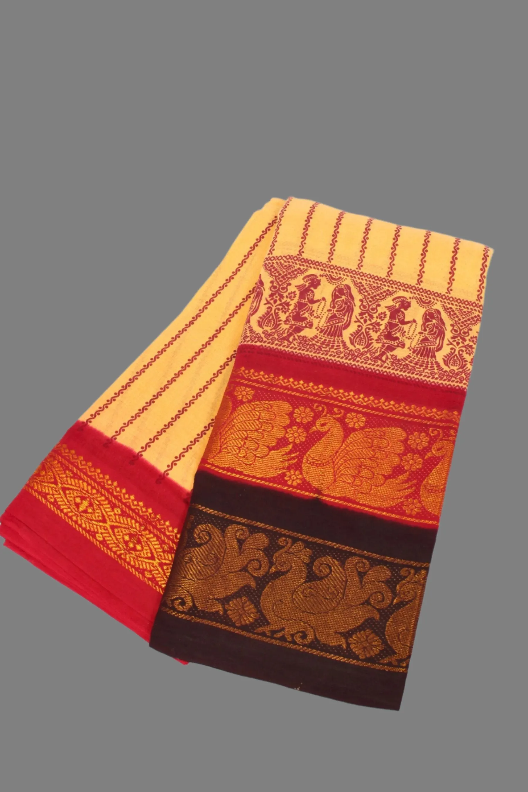 Madurai Sungudi Cotton Saree - Finesse & Tradition in Every Thread