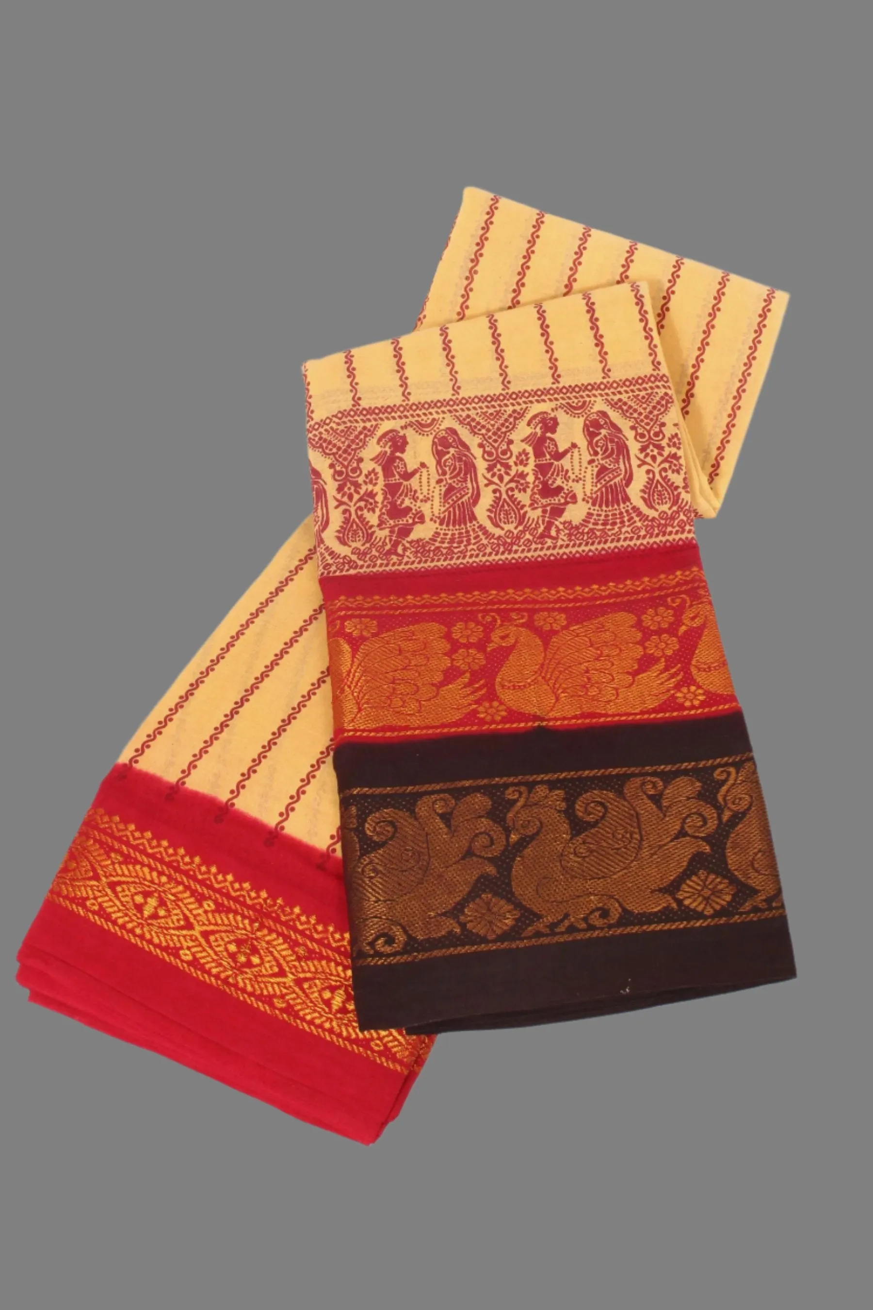 Madurai Sungudi Cotton Saree - Finesse & Tradition in Every Thread