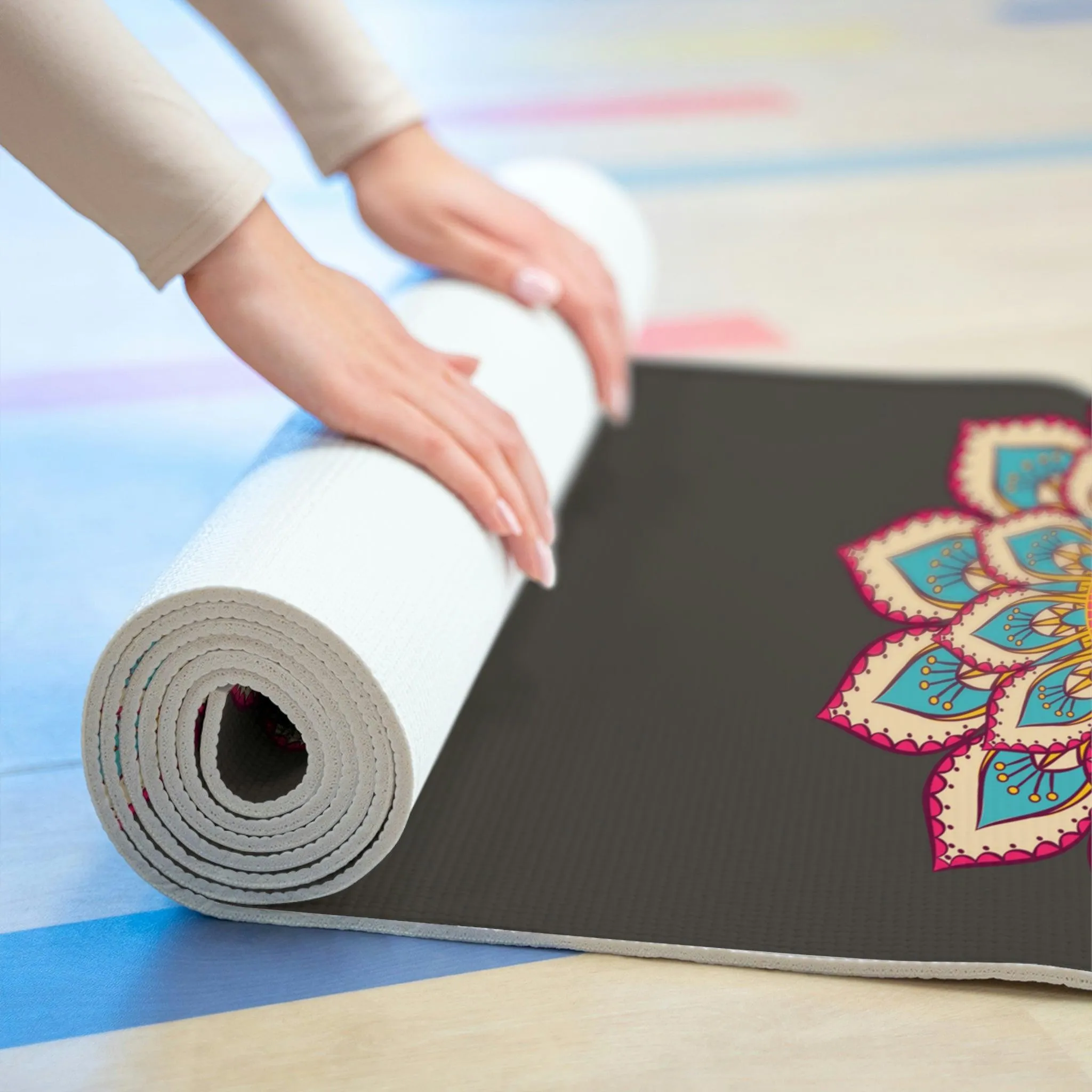 Mandala Yoga Mat | Exercise mat | printed yoga mat | Custom Yoga Mats | Yoga Lover Gift | Best Yoga Mat | Foam Yoga Mat