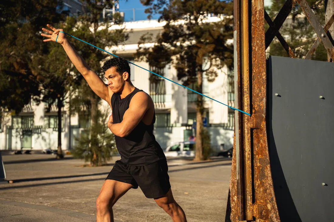 Men's Breathable Breathable Fitness Shorts - Black