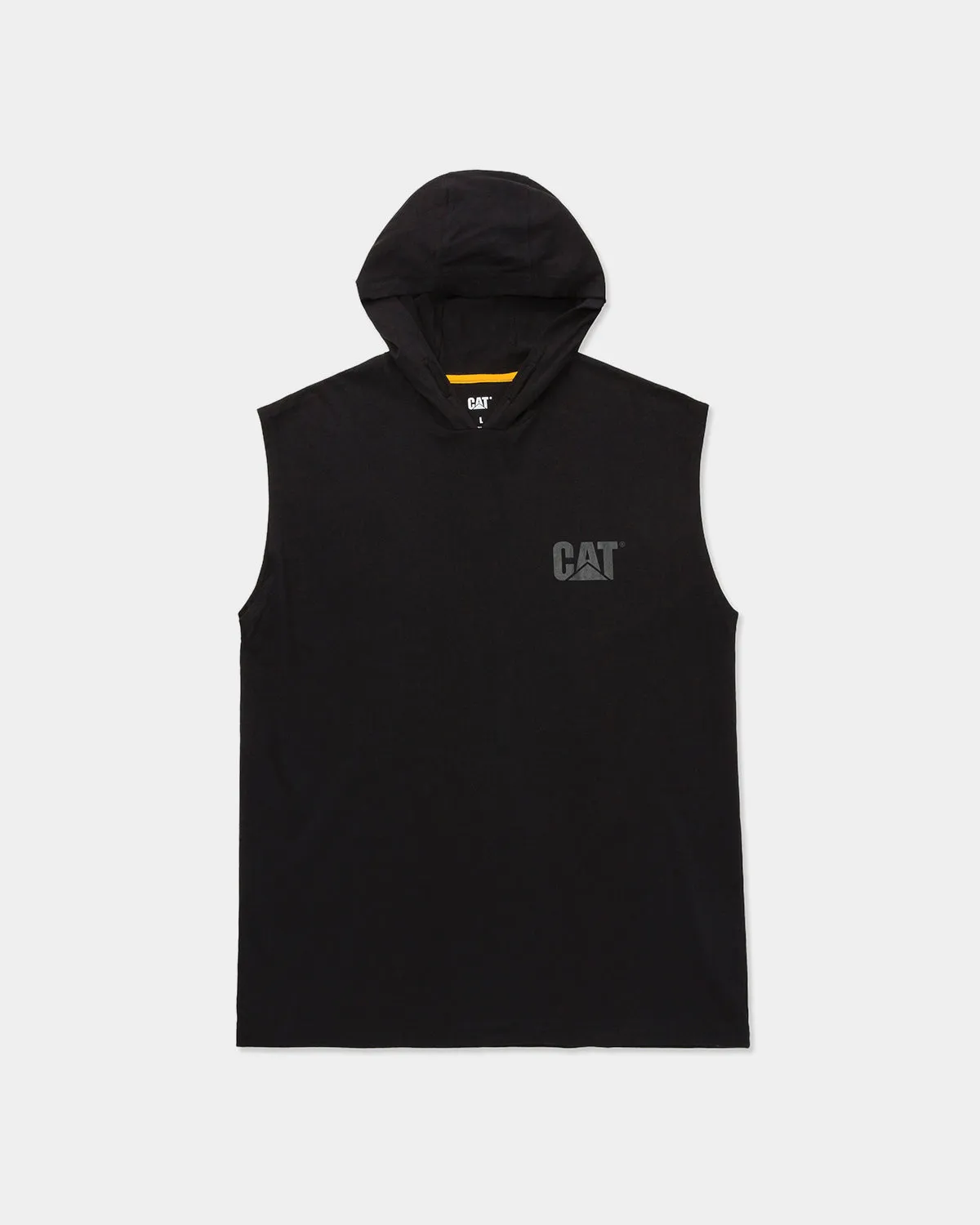 MEN'S HOODED SLEEVELESS T-SHIRT