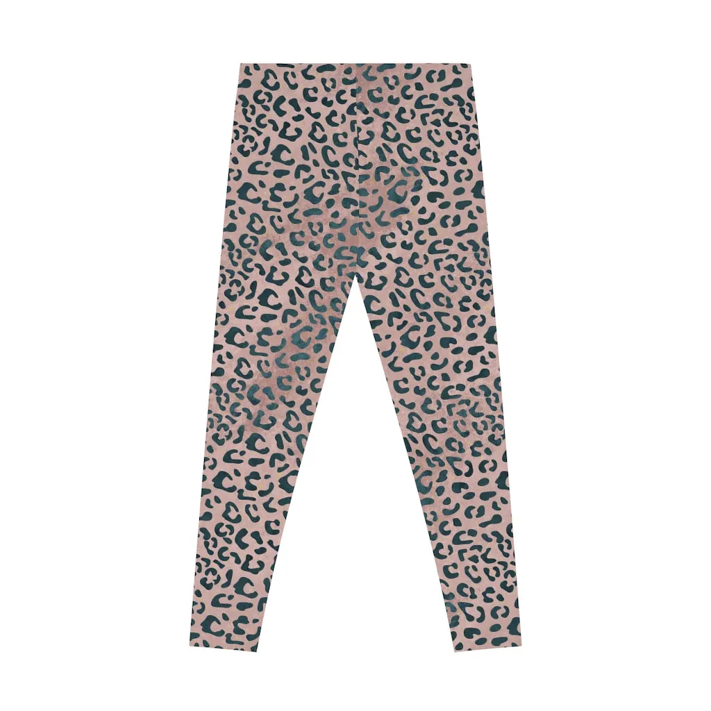 Mid Waist Leopard Camouflage Print Fitness Leggings