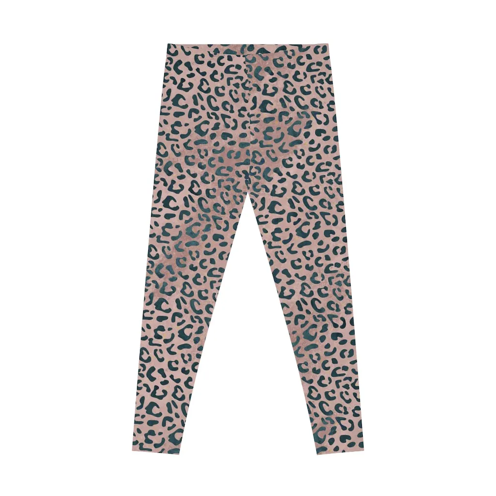 Mid Waist Leopard Camouflage Print Fitness Leggings